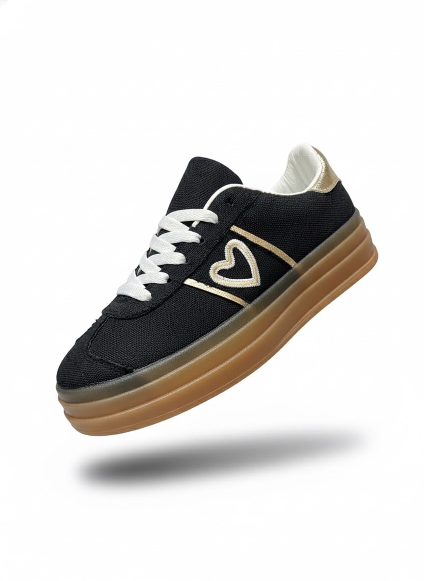 sneakers à coeur doré sidonie sneakers à coeur doré sidonie