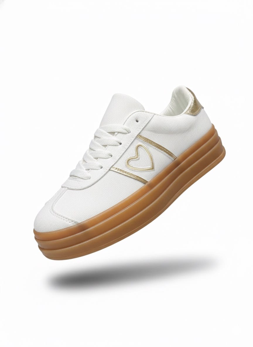 sneakers à coeur doré sidonie sneakers à coeur doré sidonie