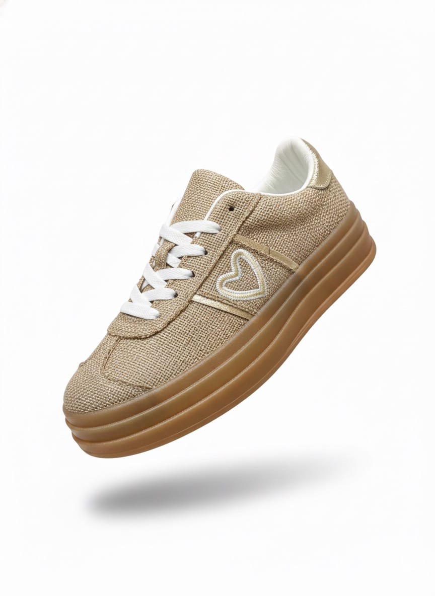 sneakers à coeur doré sidonie sneakers à coeur doré sidonie